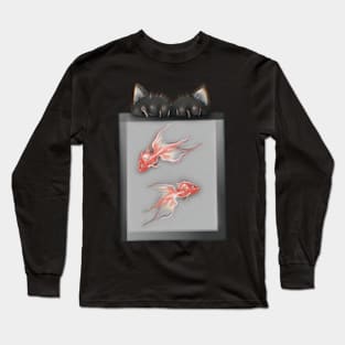 Cat in pocket Long Sleeve T-Shirt